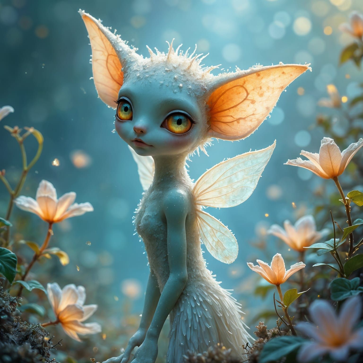 Ethereal Fae in Opalescent Dreamscape