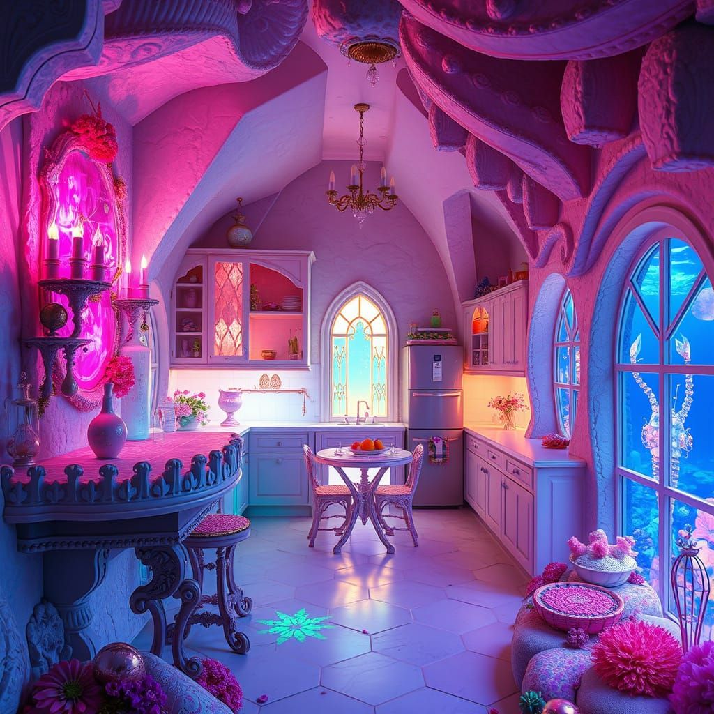 Whimsical Crystal Castles and Underwater Realms