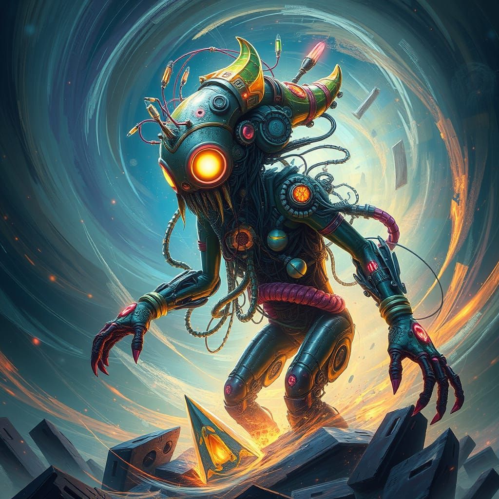 Biomechanical Entity Emerges from Energy Vortex