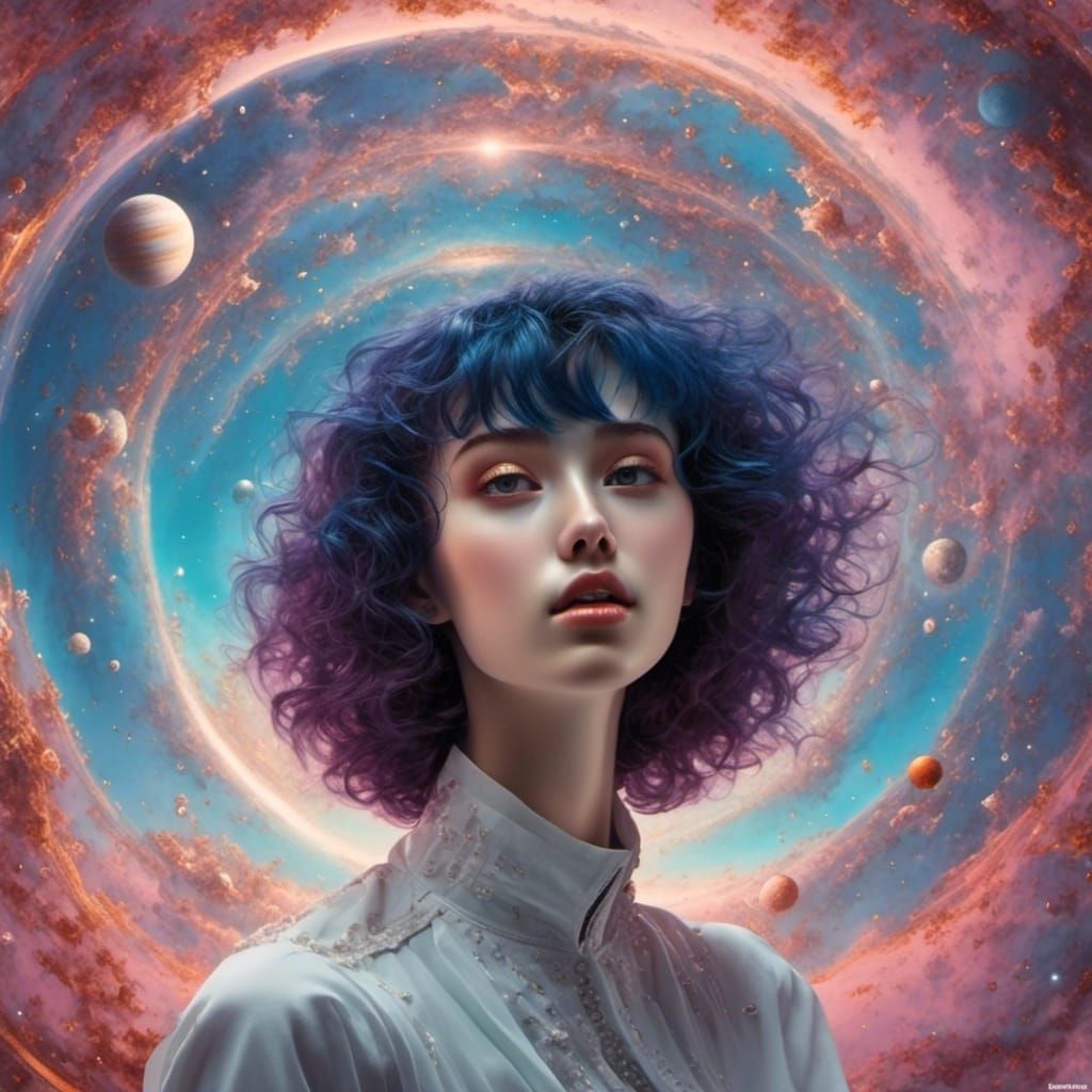 Surreal Astronomy Optical Illusion Art