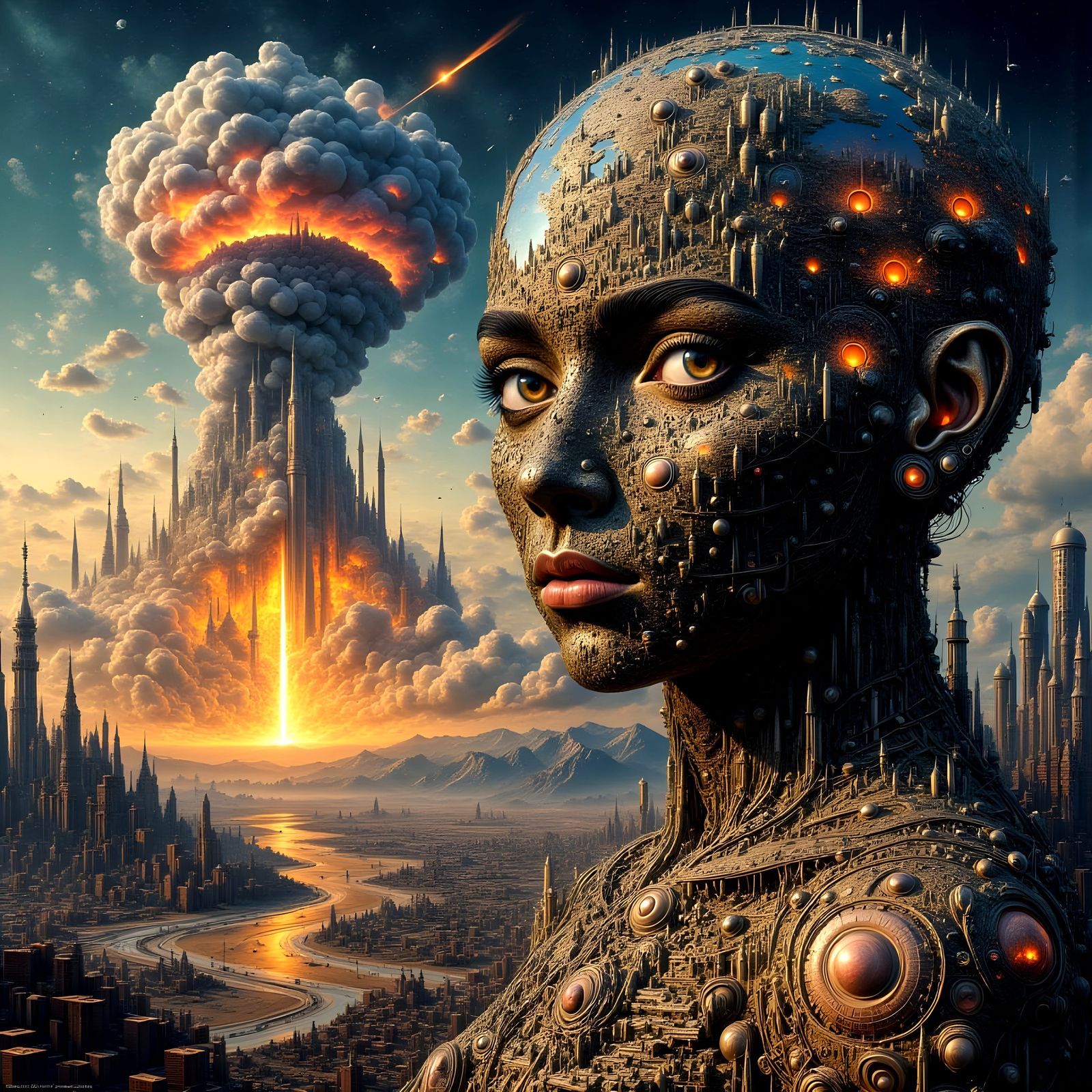 Apocalyptic Landscape of Global Chaos and Destruction