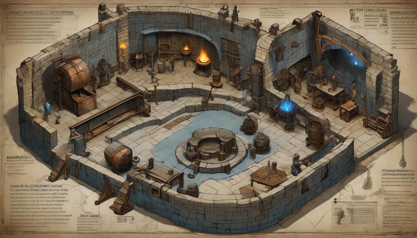 Blueprint of a Blacksmith's Forge