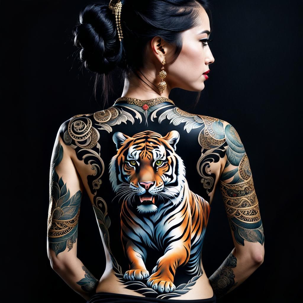 She's Got A Tiger on Her Back