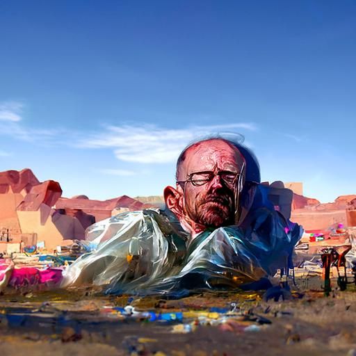 Heisenberg's End: Desert Oil Painting in 8K