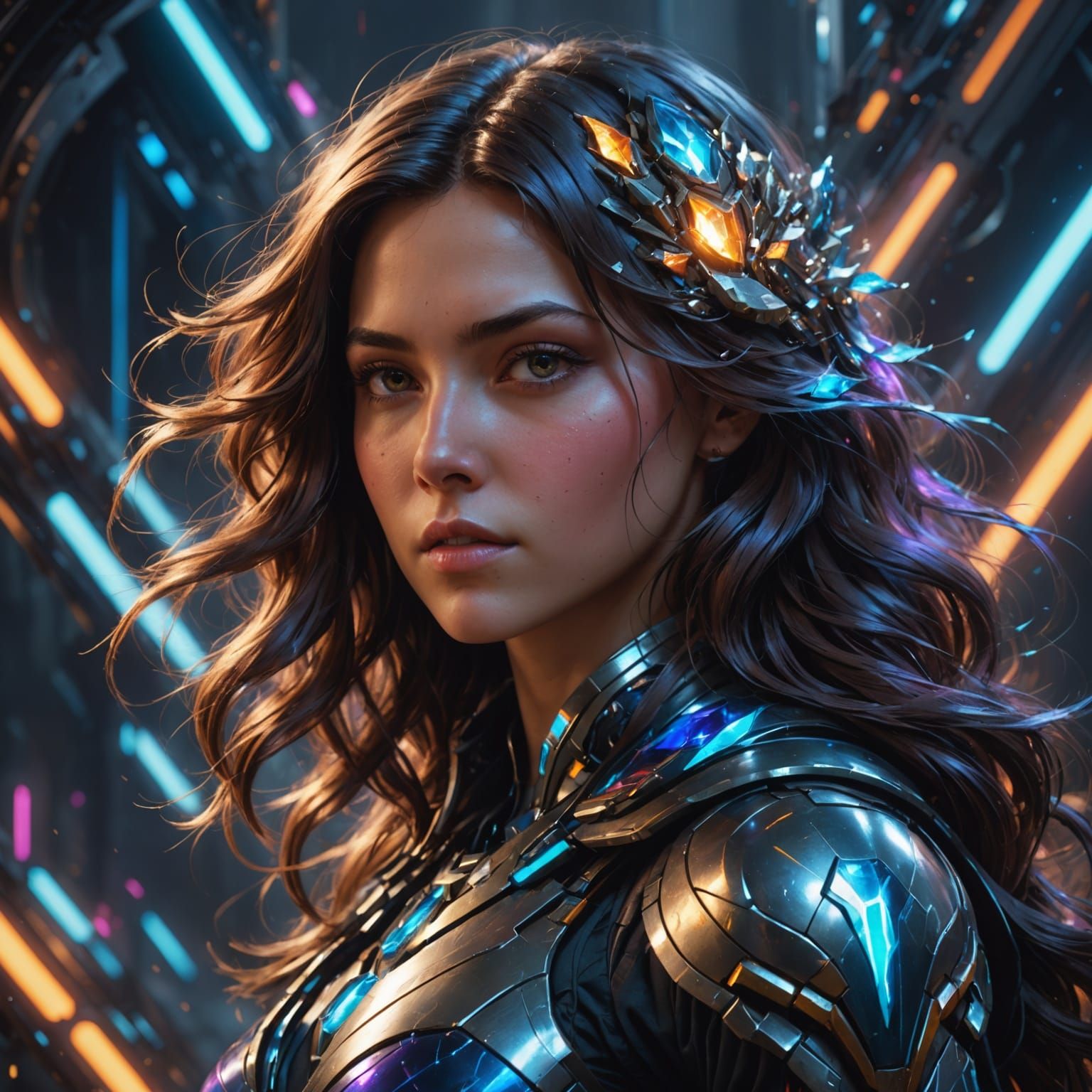 Super Nova Portrait Concept Art