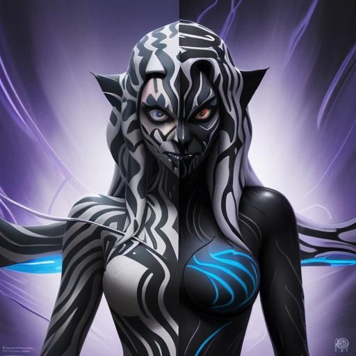 Ahsoka Tano and Venom Symbiote Fusion