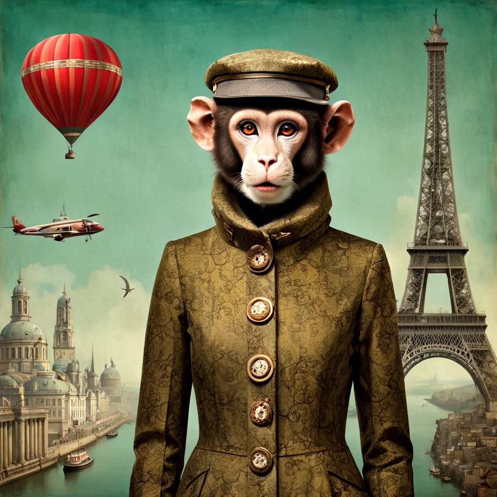 Surreal Dystopian Fashion Showstopper