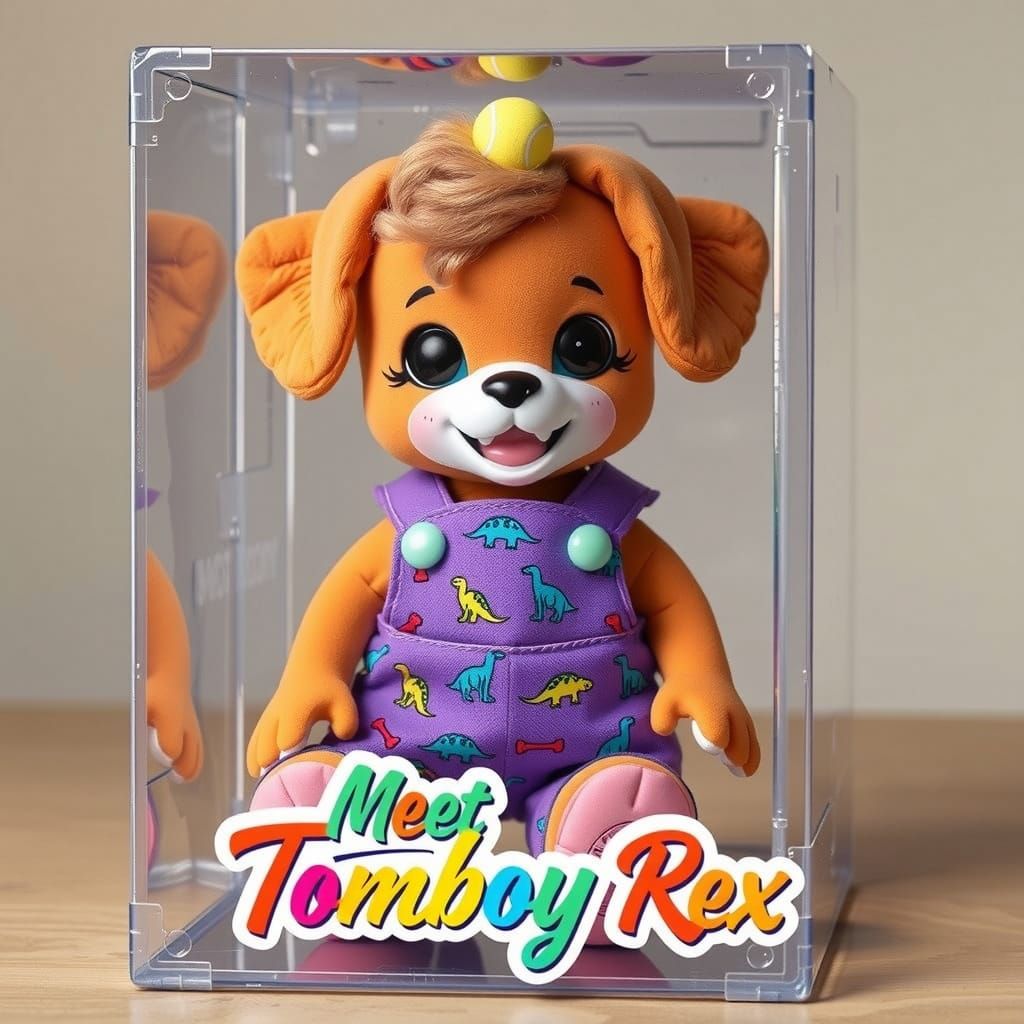 Hello puppy...Meet tomboy Rex