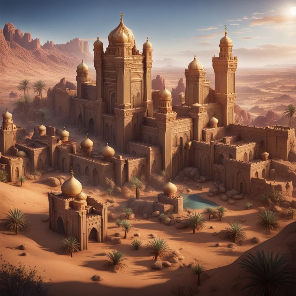 Majestic Moroccan-Inspired Desert Kingdom