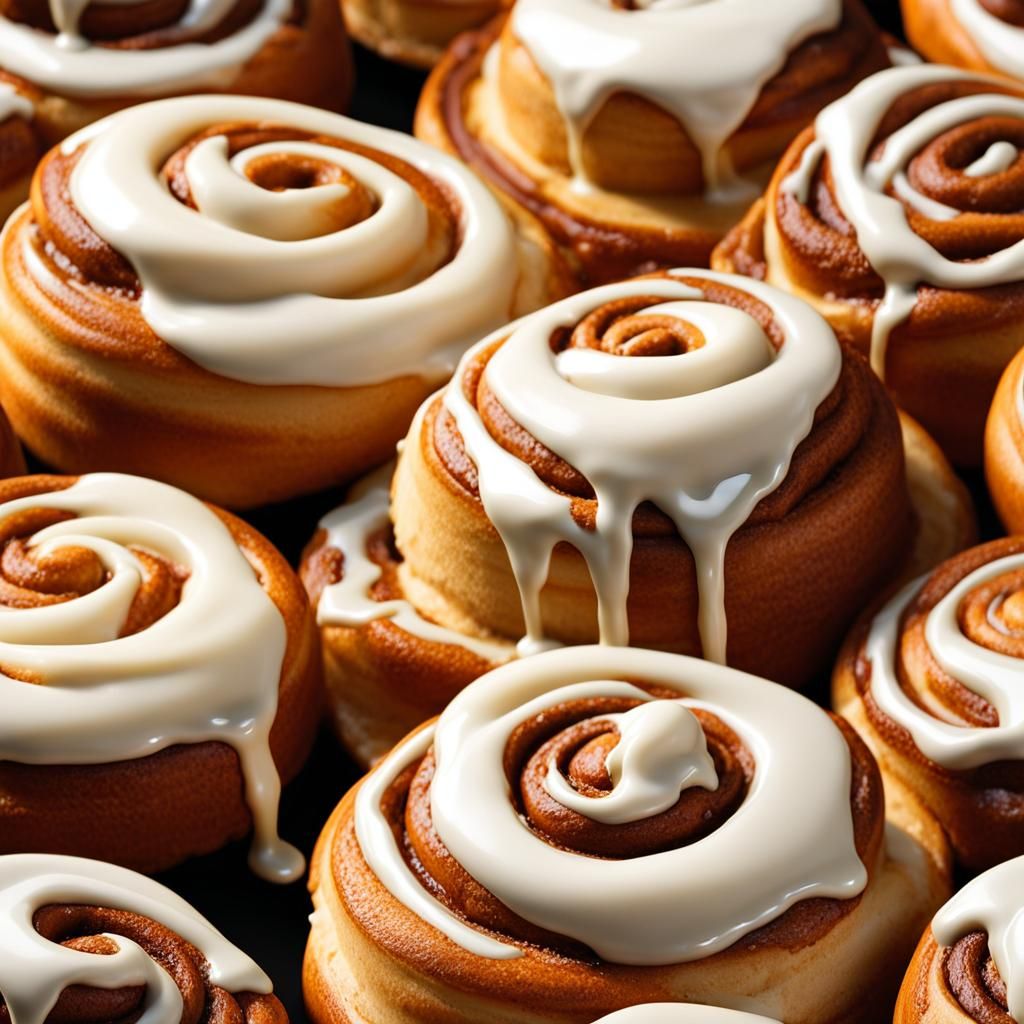 Delicious Cinnamon Roll with Cream Cheese Icing