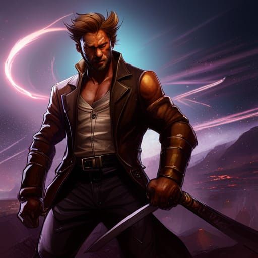 Blade vs Wolverine: Dark Fantasy Concept Art
