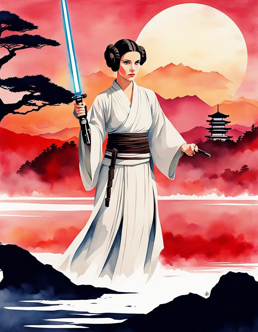 Leia Princess #5 Geisha samurai
