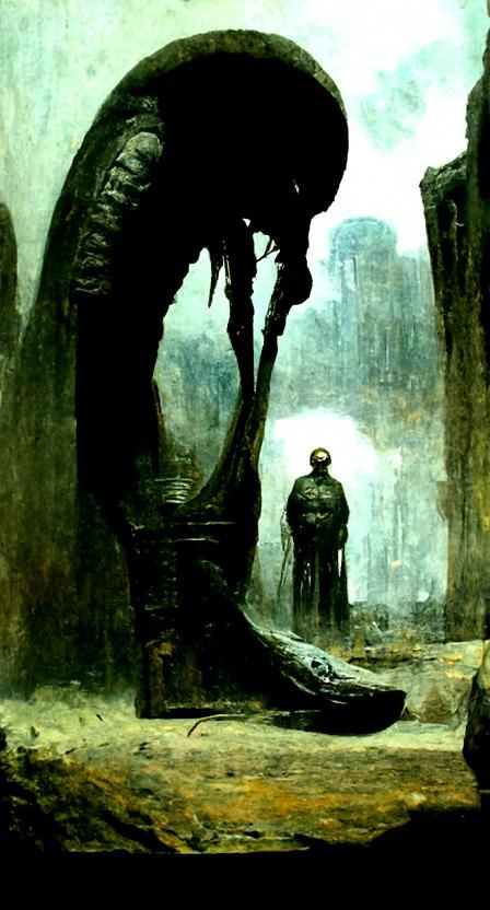 Nightmarish Bogeyman Horror Art