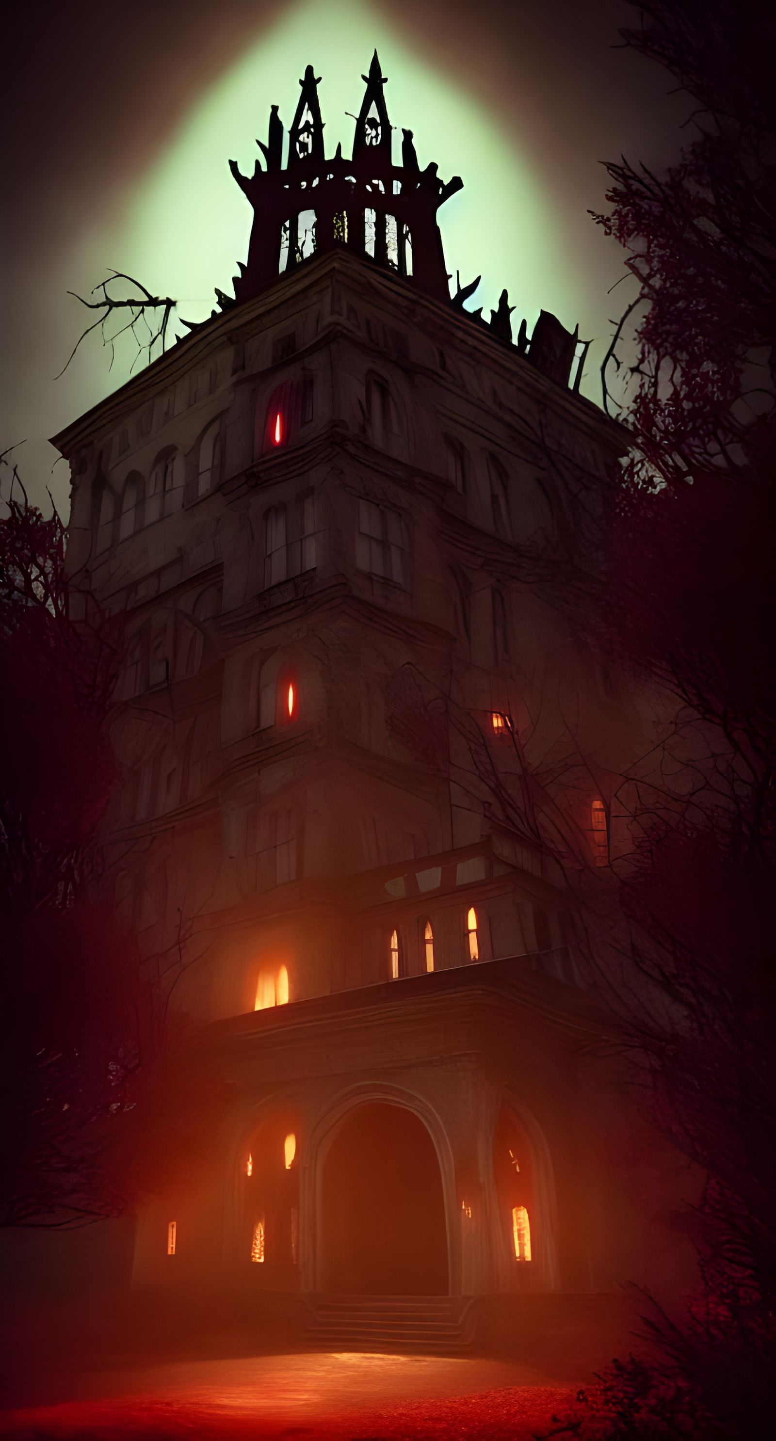 Haunted mobile background