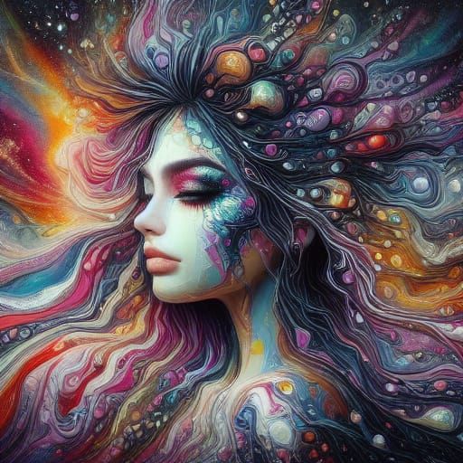 Surreal Bipolar Entity Trapped in the Human Mind