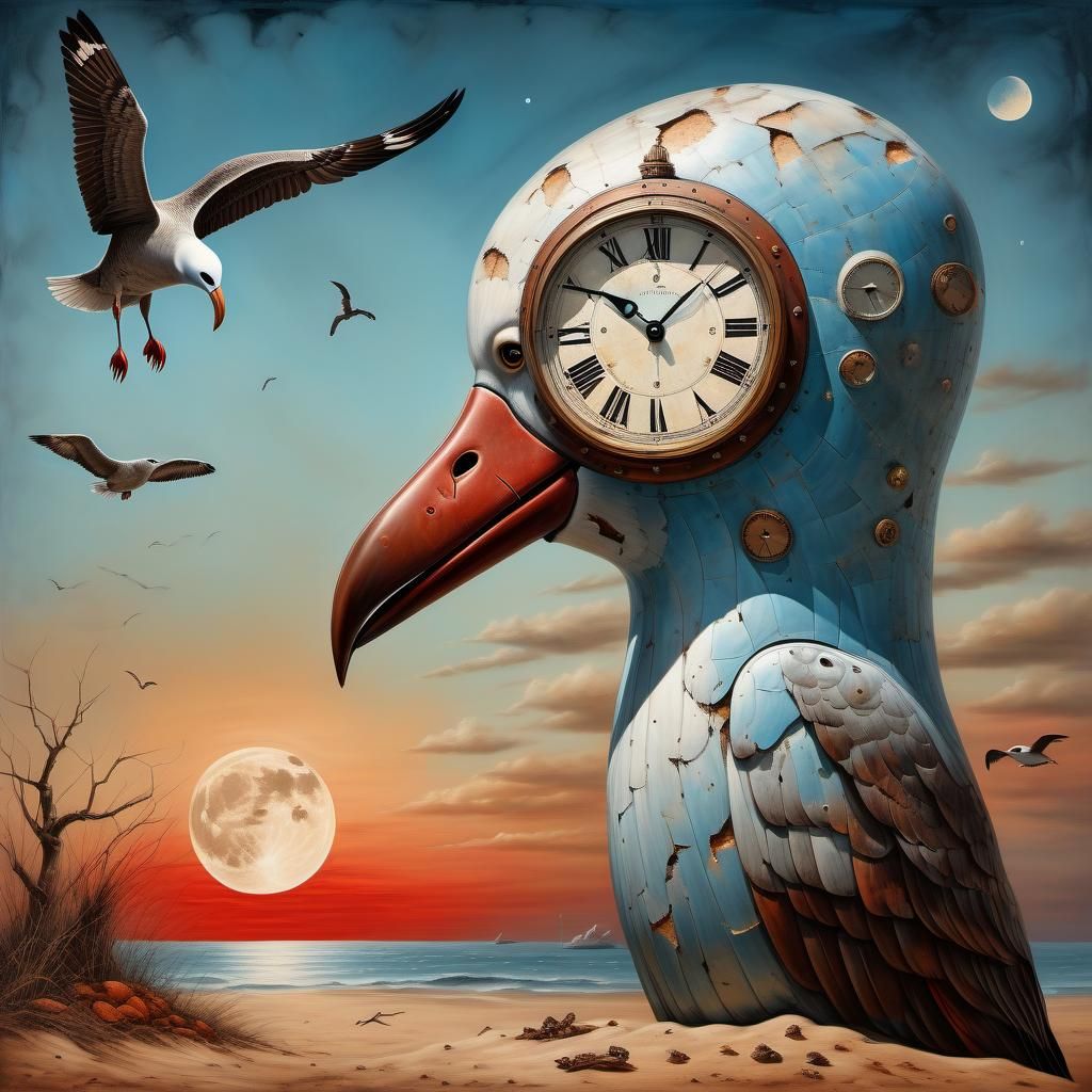 generate realistic and surrealist painting by Jules Perahim ...