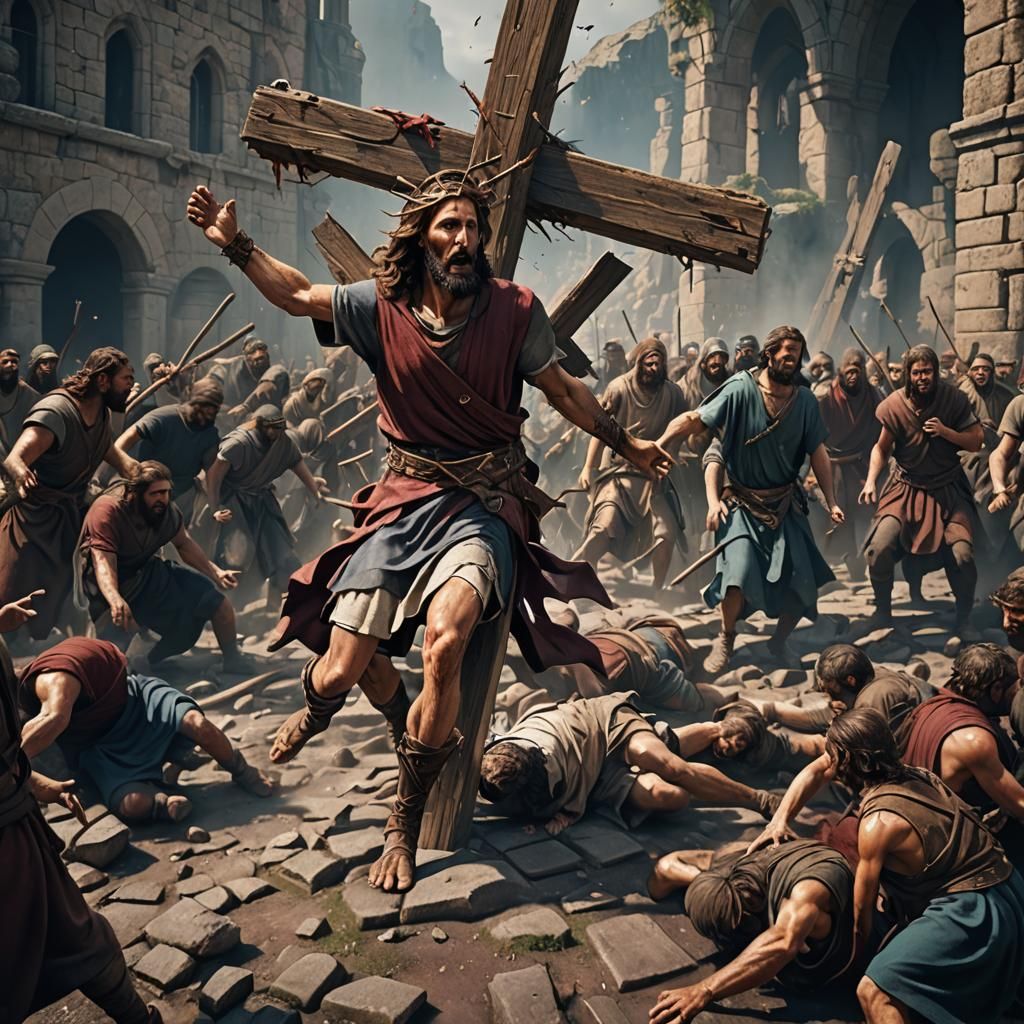 Jesus Falls: Detailed Matte Painting in Unreal Engine