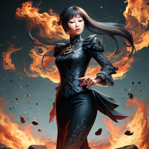 Elaborate High Resolution Onomatopoeia Art