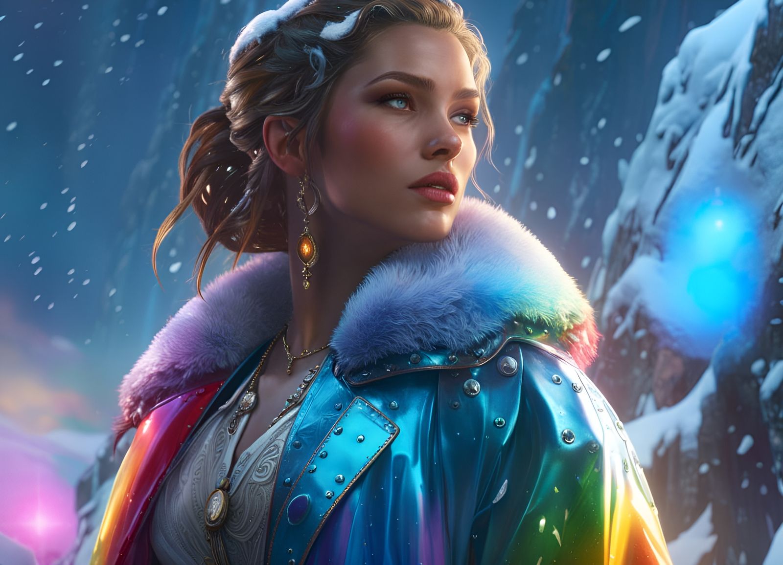 Alpine Ice Storm Concept Art