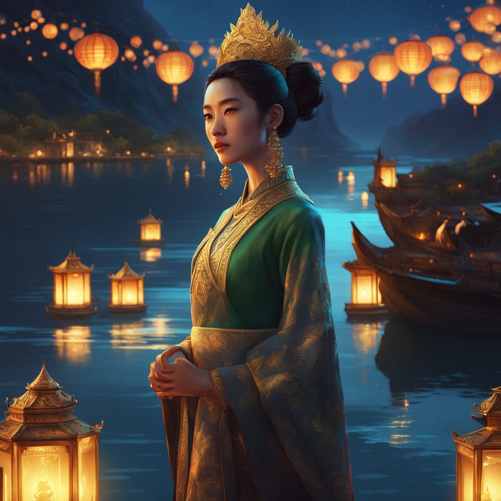 Queen of the Lotus Realm: Vietnam’s Eternal Grace