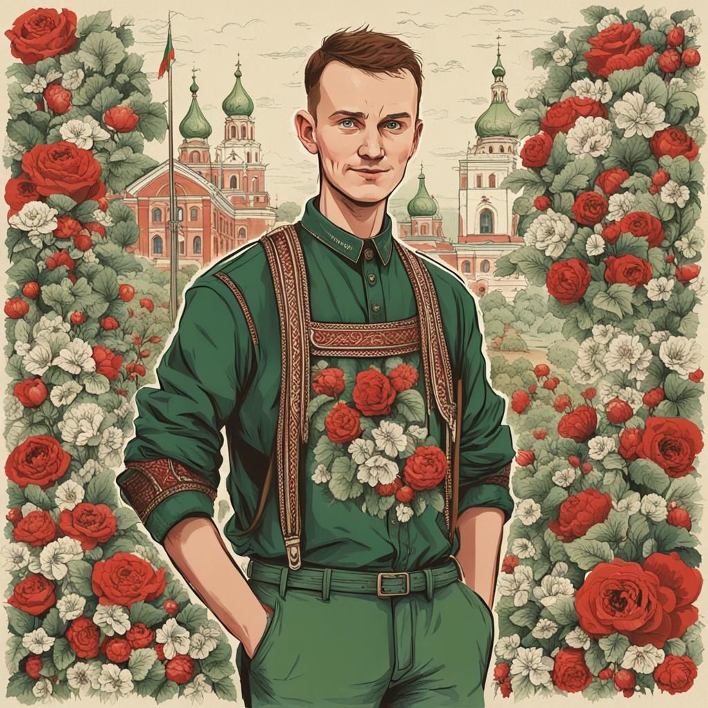 Typical Belarusian Man Portrait