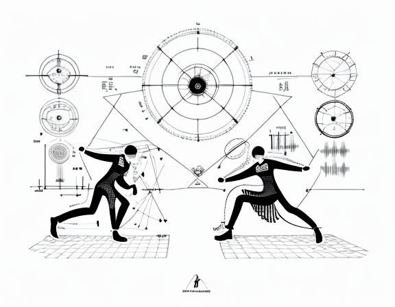 Complex Diagram: Musical Score and Technical Drawing