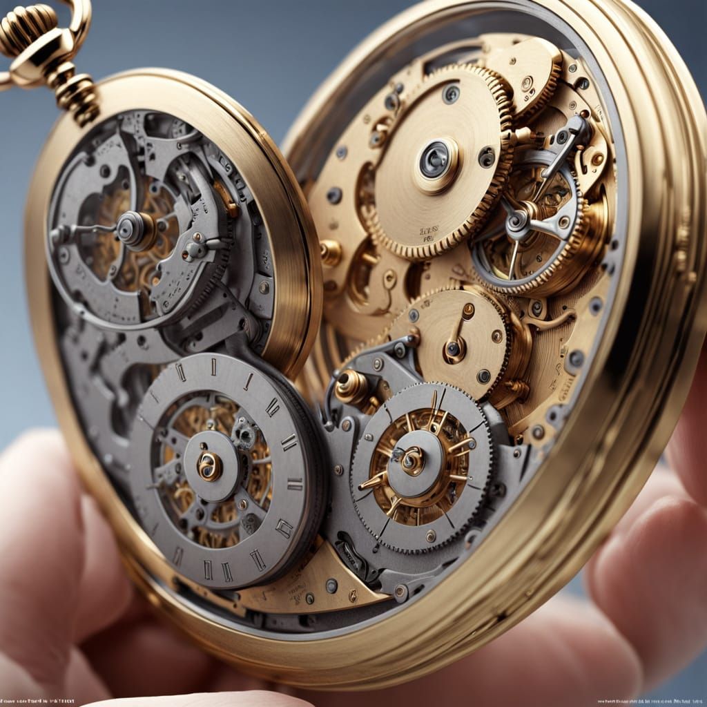 Impossible pocket watch