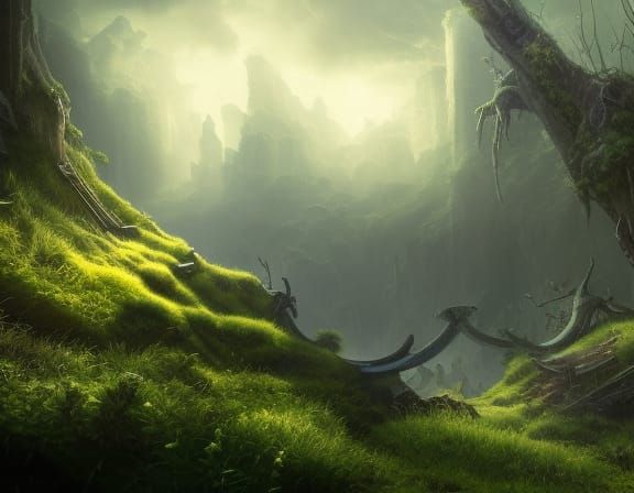 stone hill a masterpiece, 8k resolution, dark fantasy concep...