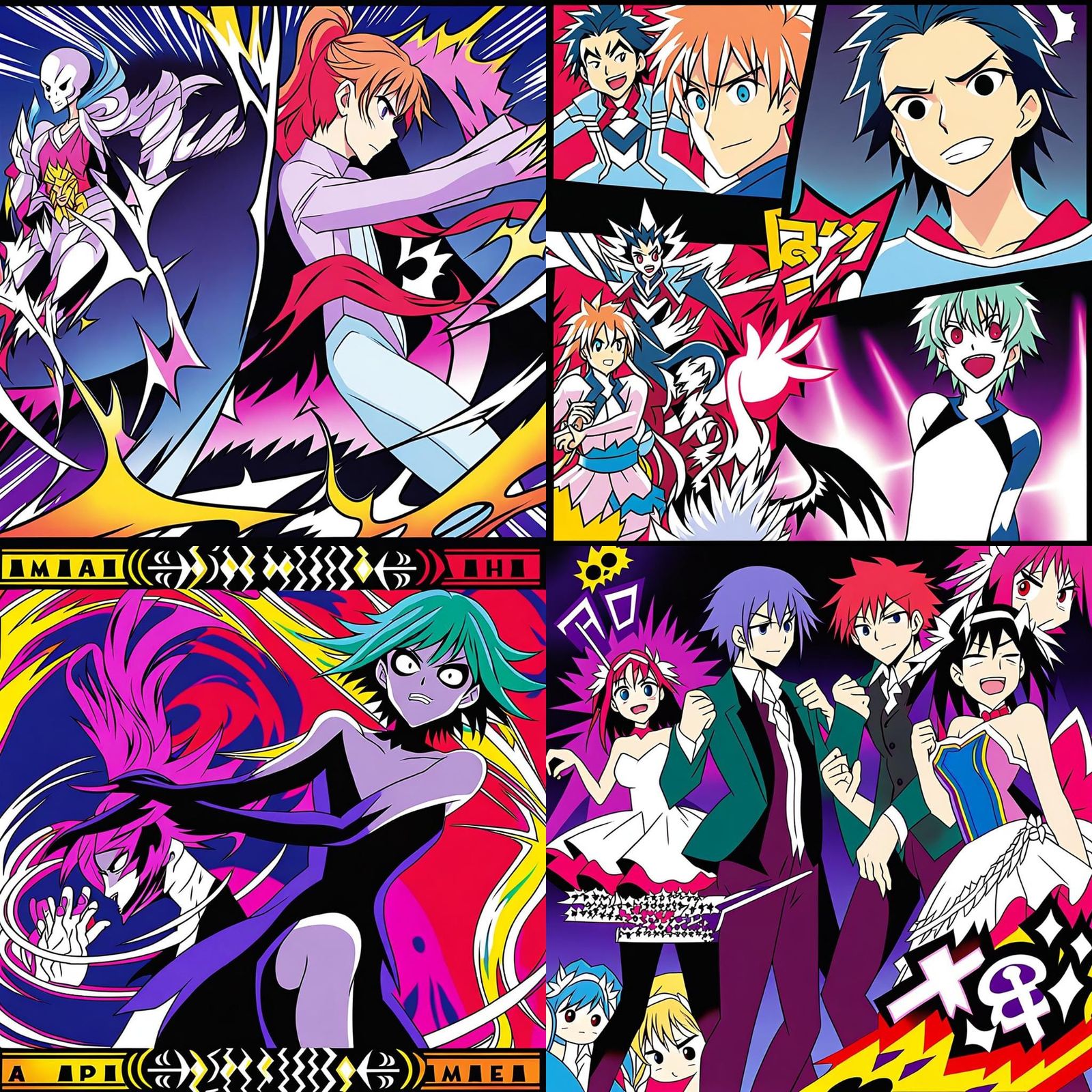 Good and Evil Dance: Anime-Style Key Visual