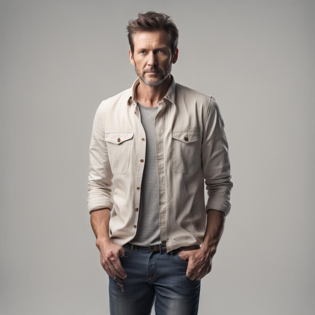 Man Traveling Through Time and Space