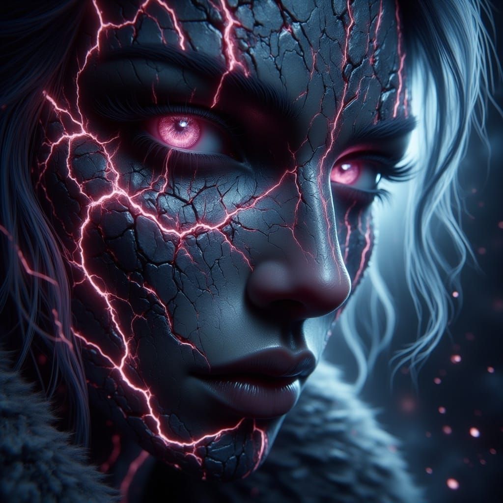 Agony in Chains with Rainbow Cracks and Lightning