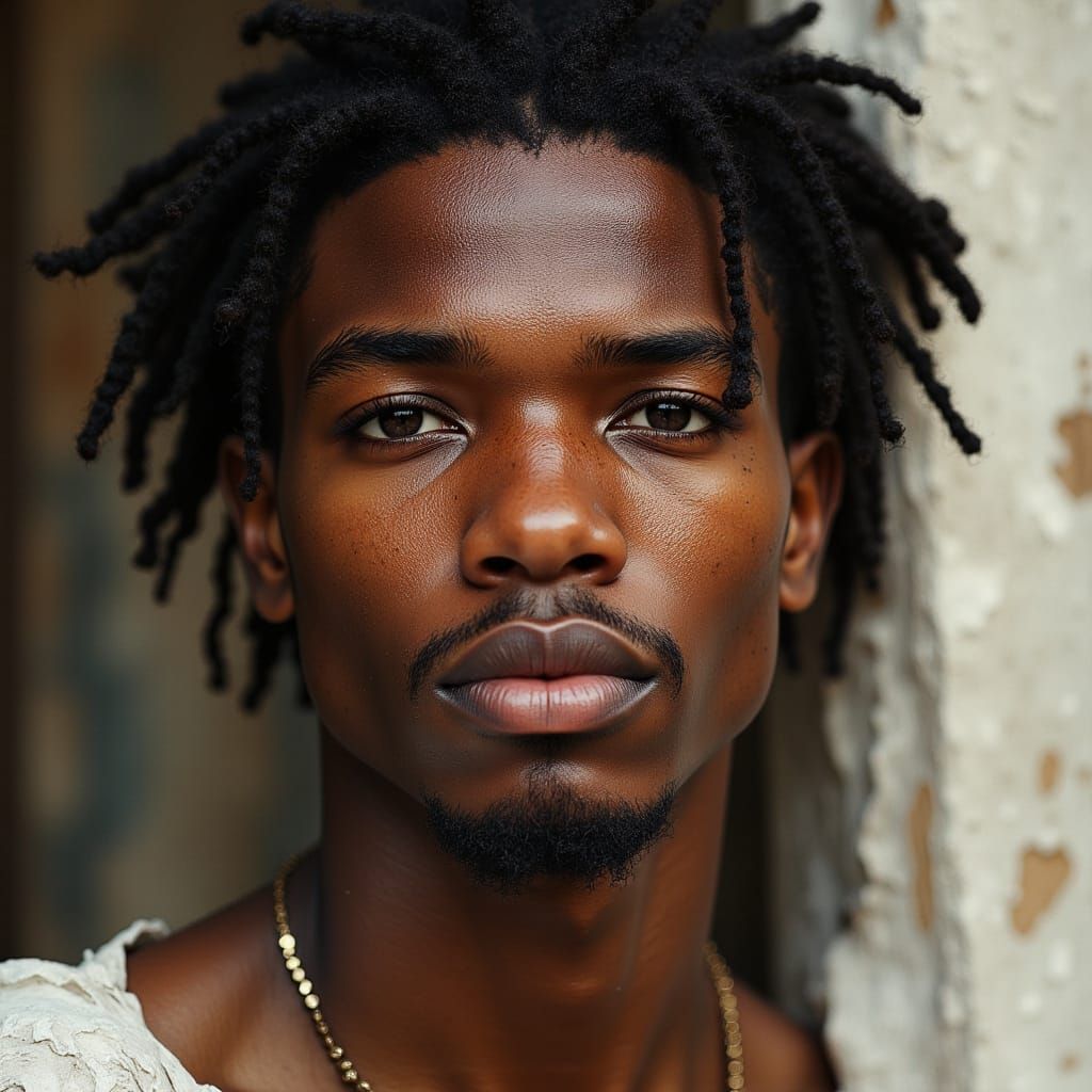 Michael B Jordan as a Suave Black Warrior God