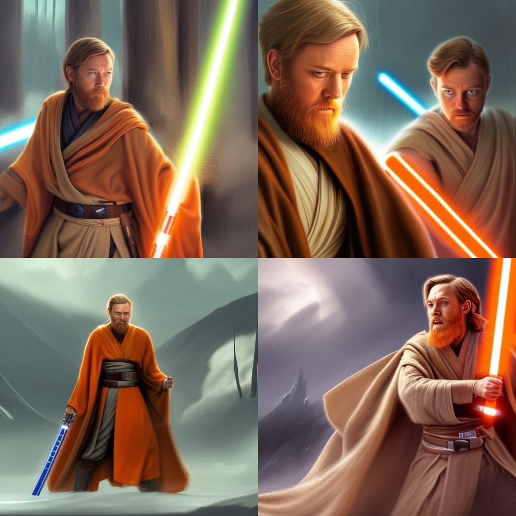 Obi-Wan Kenobi Jedi Master Concept Art