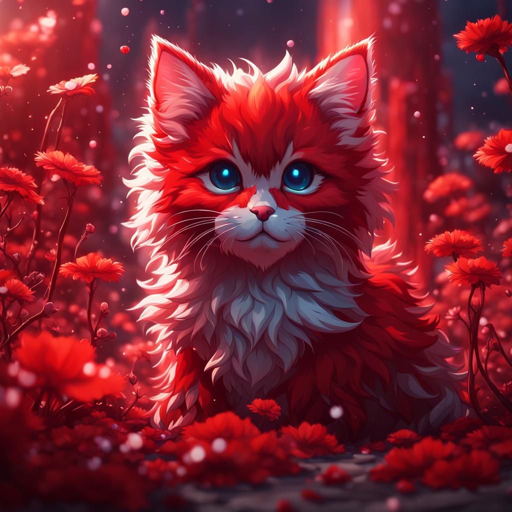 red kitten