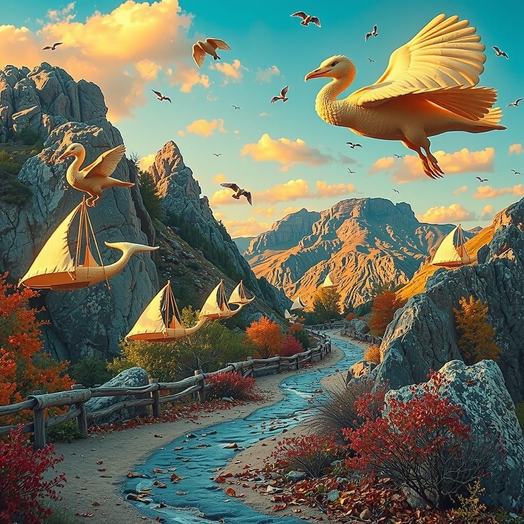 AI Generated Abstract Art of Beauty and Truth