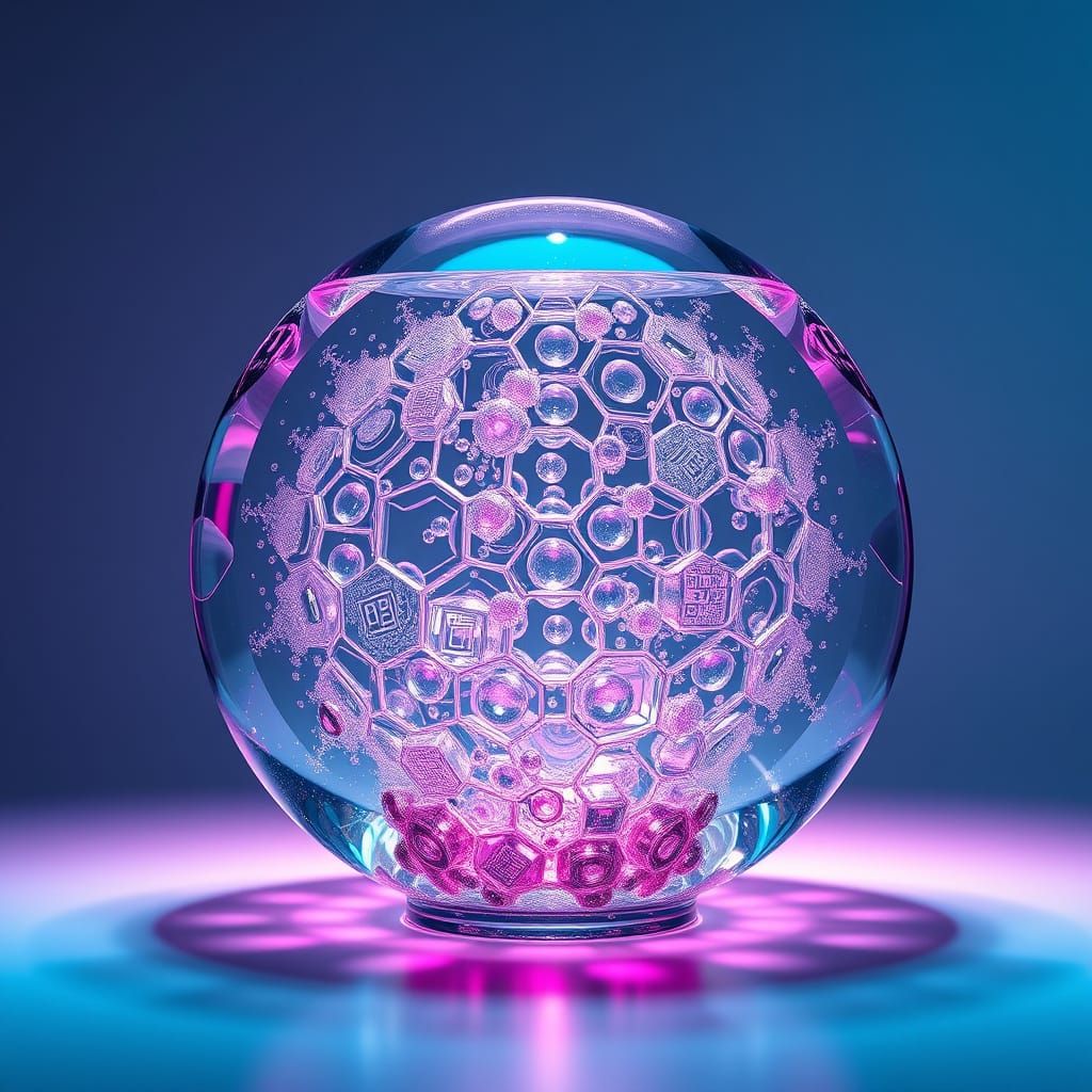 Bauhaus-Inspired Crystal Form in Scientific Visualization St...