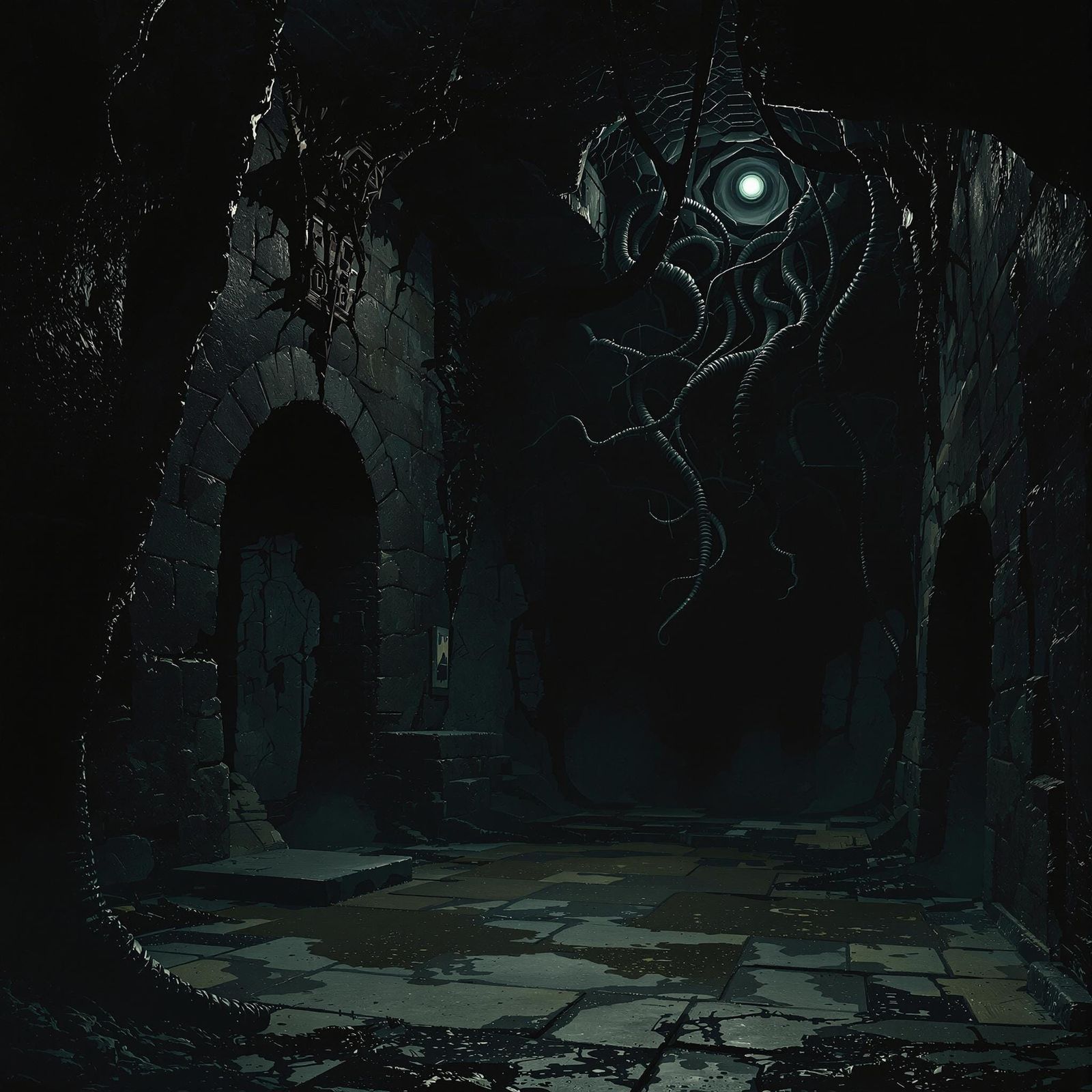 Ethereal Chamber with Sentient Presence