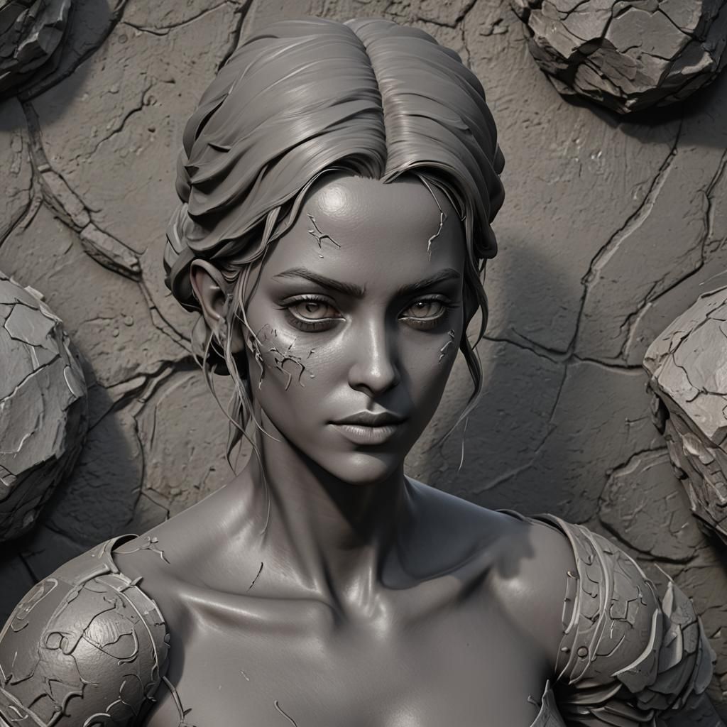 Realistic Skin Rendering with 3D Shading