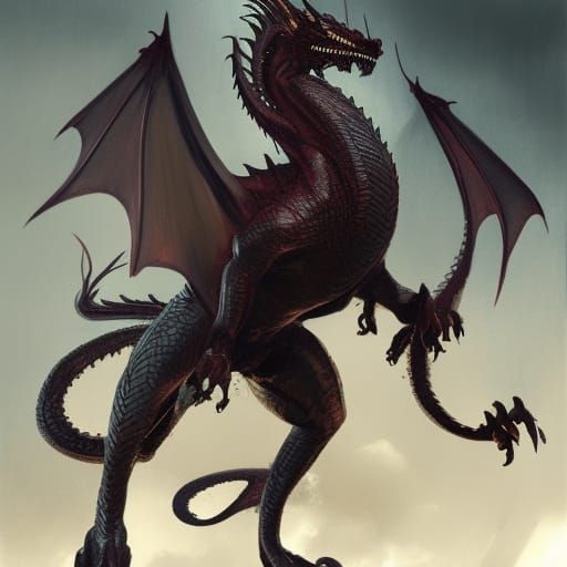 Sinister Pride Dragon by Rutkowski