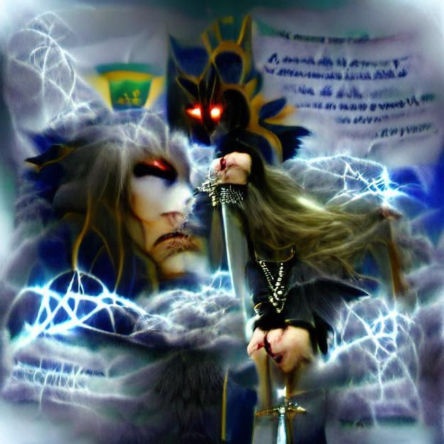 Terrifying Dream Lord with Sword of Darkness