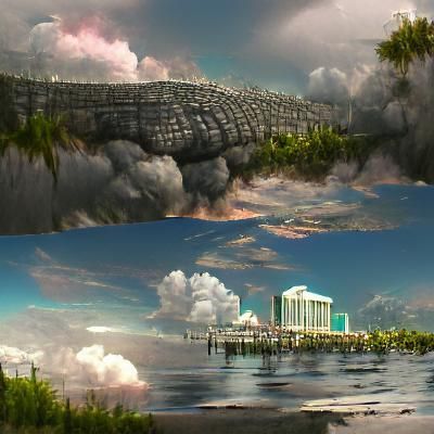 Detailed Matte Painting of Florida