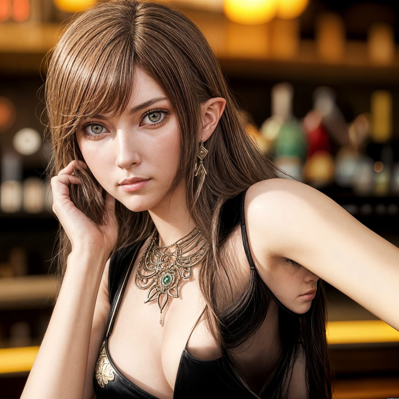 Girl at the bar