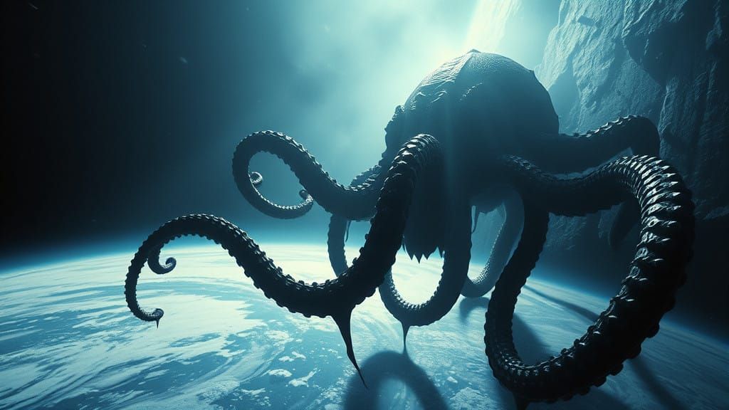 Epic Space Monster Rips Through Fabric of Reality