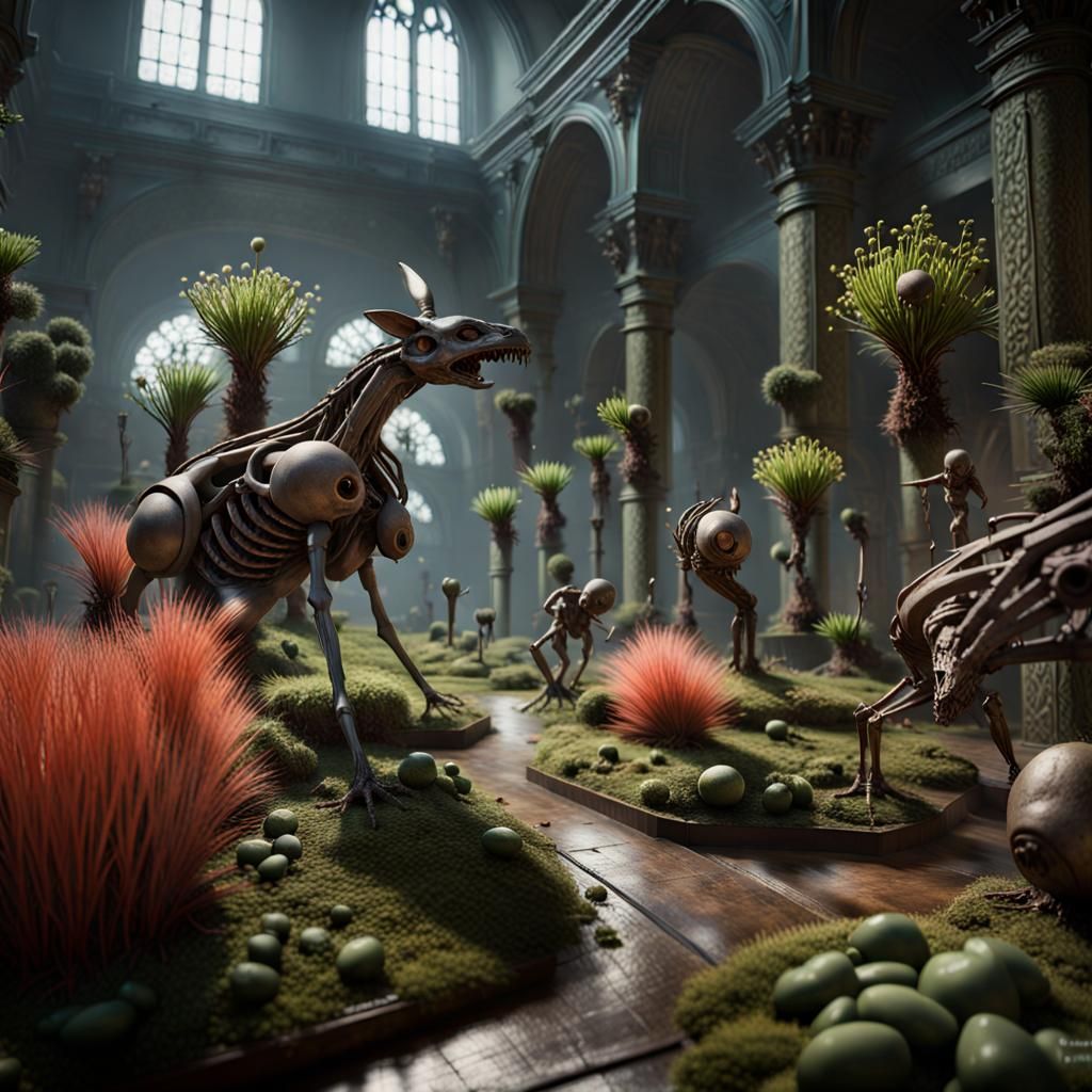 Plants vs Bambi Battle Scene in Unreal Engine
