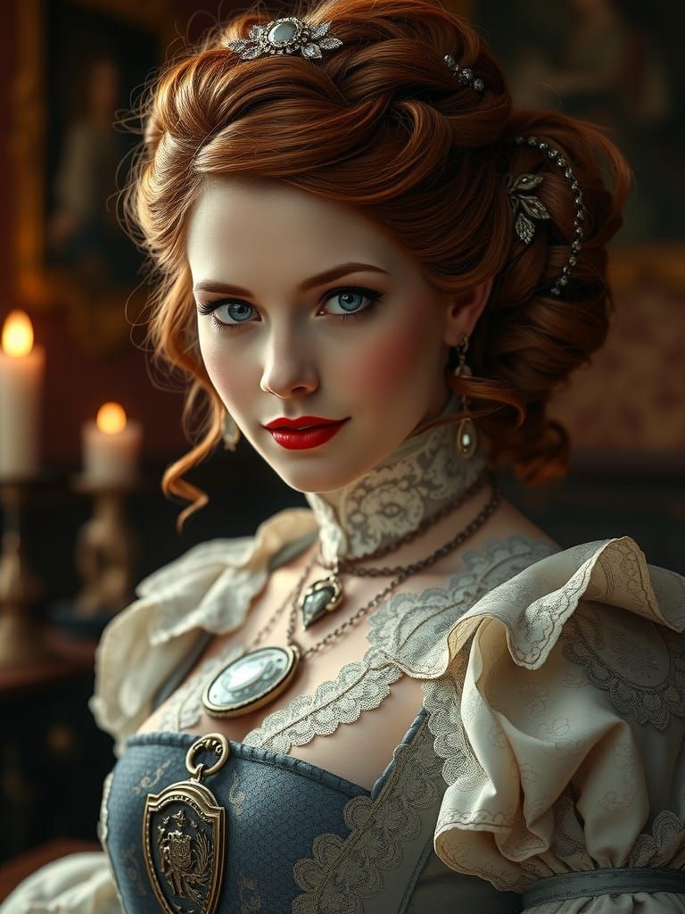 Victorian Noblewoman with Secrets: A Portrait