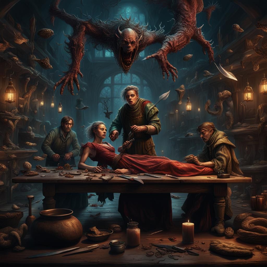 Disturbing Experiment: Detailed Matte Painting