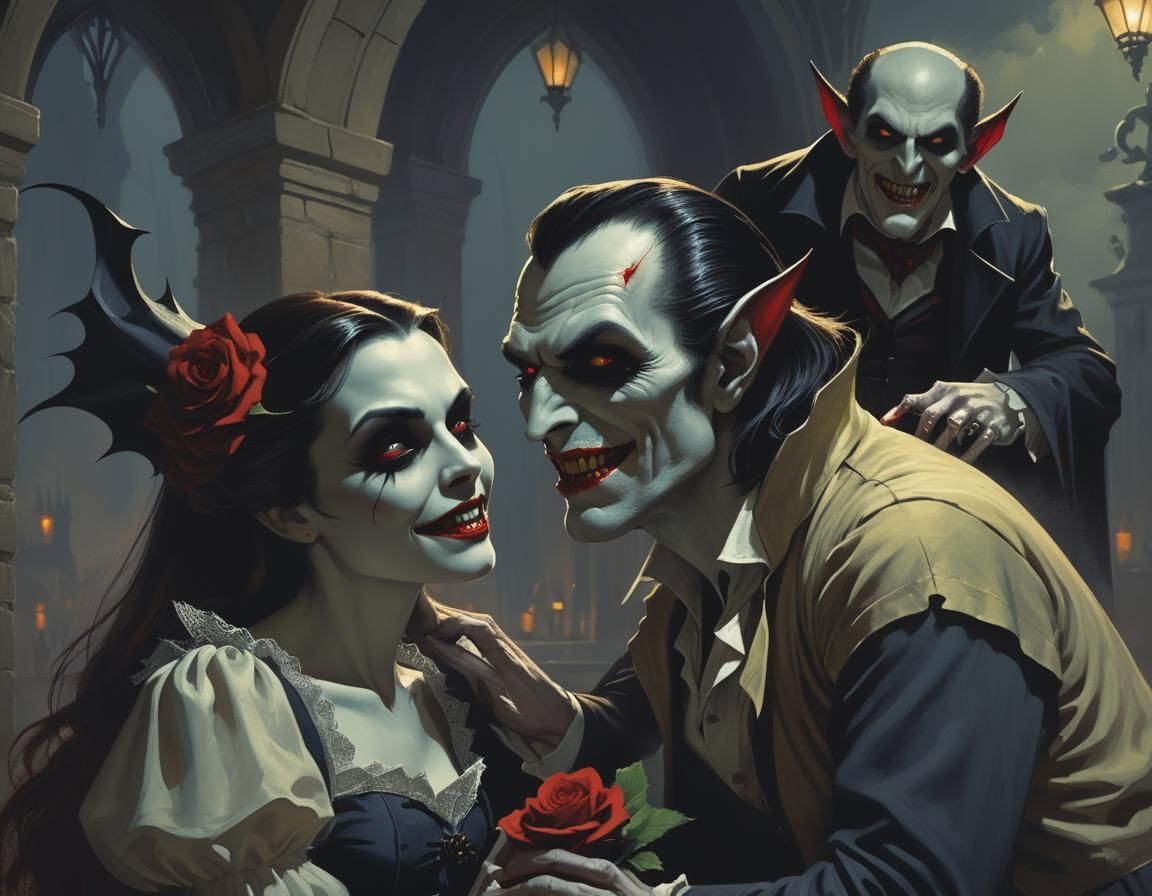 Sinister Vampire Love Scene