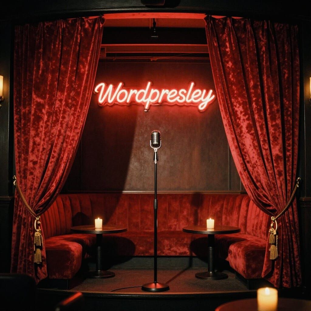 Language Performance on Stage in Neon Lounge