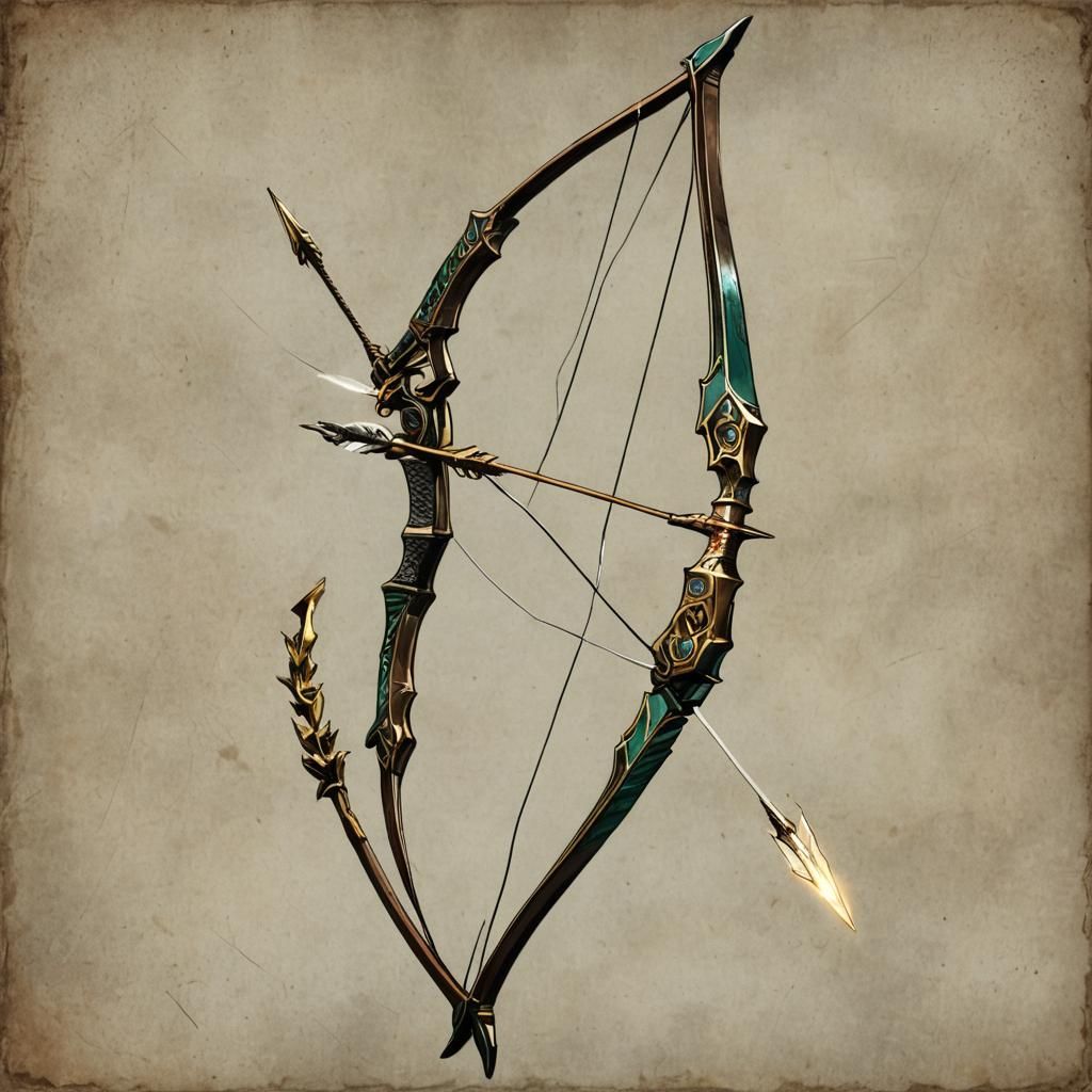 Unbreakable Bow Unleashing Arrows of Thunderous Light