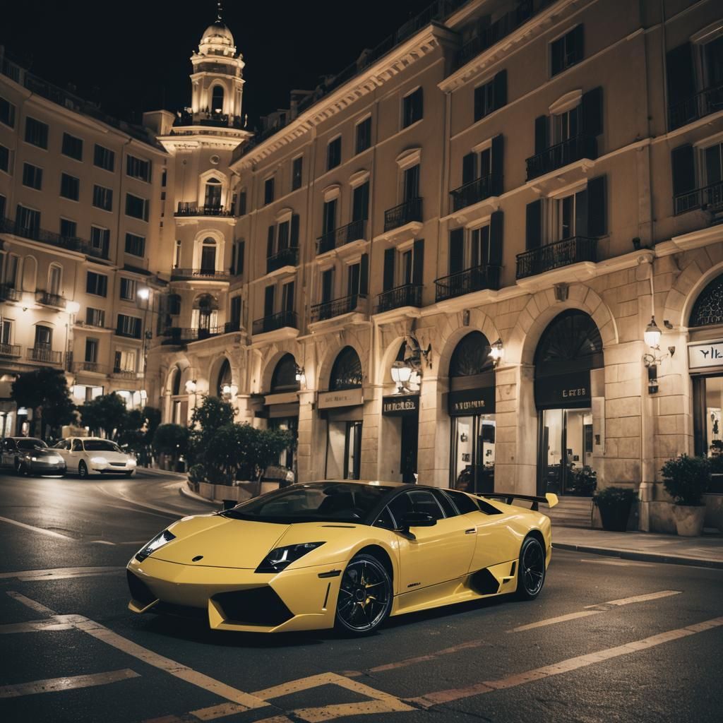 Lamborghini Murcielago in Monaco: Trash Polka Style